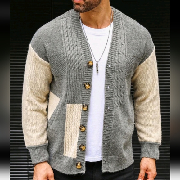 Other - BRAND NEW, MENS KNIT CARDIGAN SWEATER JACket